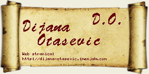 Dijana Otašević vizit kartica